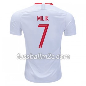 Fußballtrikots Polen Milik 7 Heim Trikotsatz WM 2018